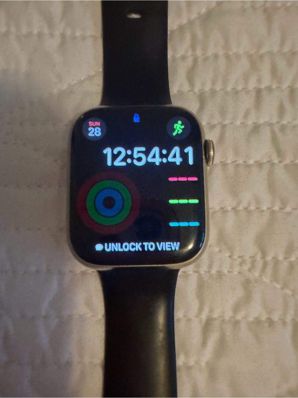 Apple Watch Series 7 45mm Aluminum w/Sport Band - Midnight  (GPS)